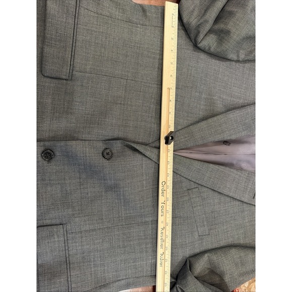 Polo Ralph Lauren Other - Polo Ralph Lauren Blazer Mens 46R Gray Wool Custom Fit 2 Piece Suit